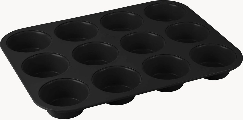 Nepriľnavá forma na muffiny Matte Black