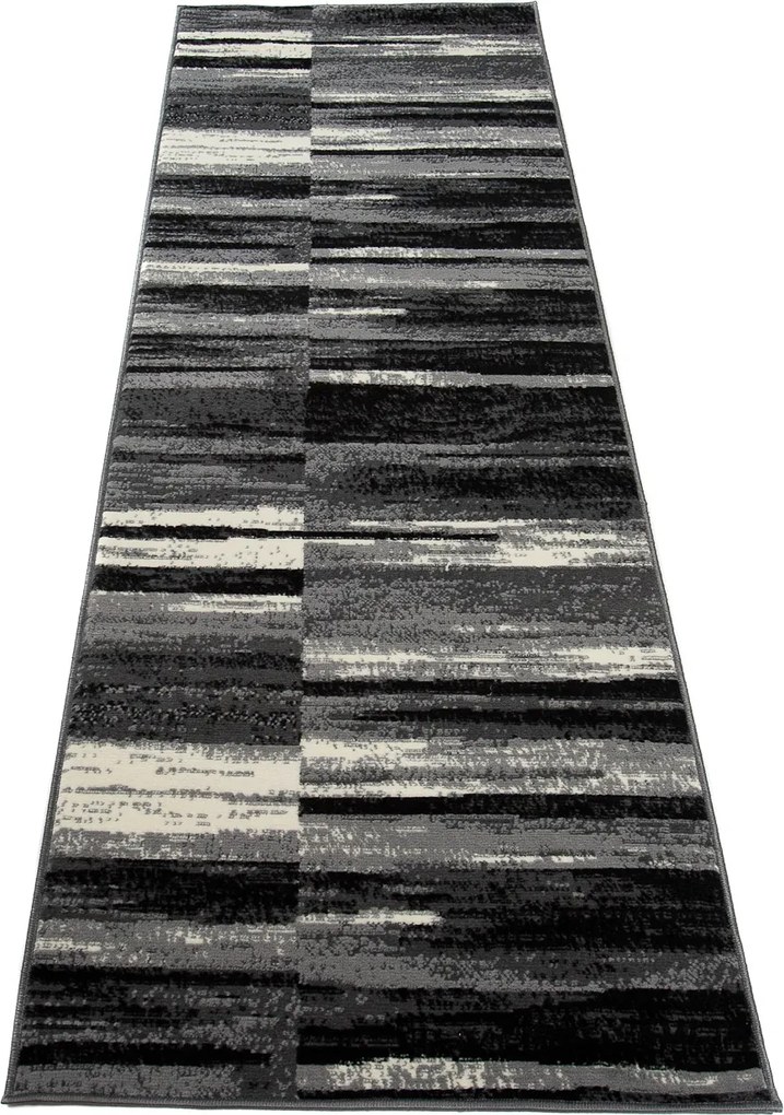 TA Koberec F809A TMAVO SIVÁ LACNÁ PP CRM Rozmer: 100x150 cm