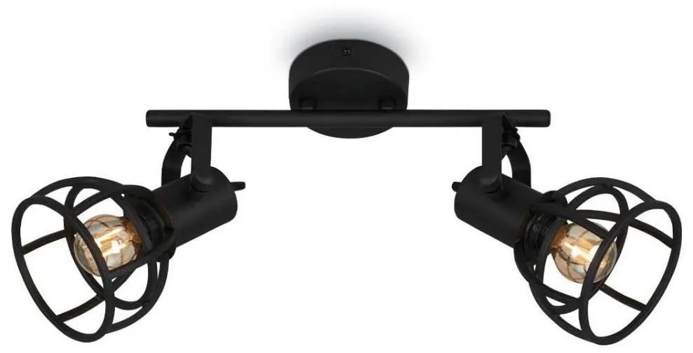 Briloner 2669-025 - Bodové svietidlo RETRO 2xE14/25W/230V