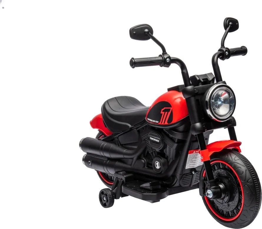 Motorka Chopper FASTER RAMIZ AHL008 - červená