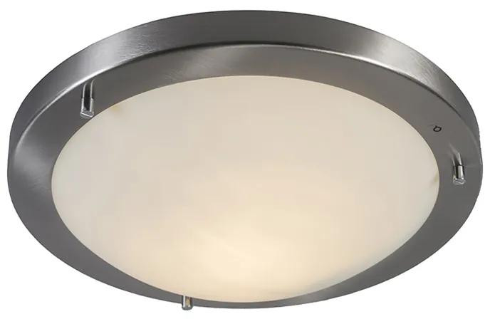 Moderné stropné svietidlo oceľové IP44 - Yuma 31