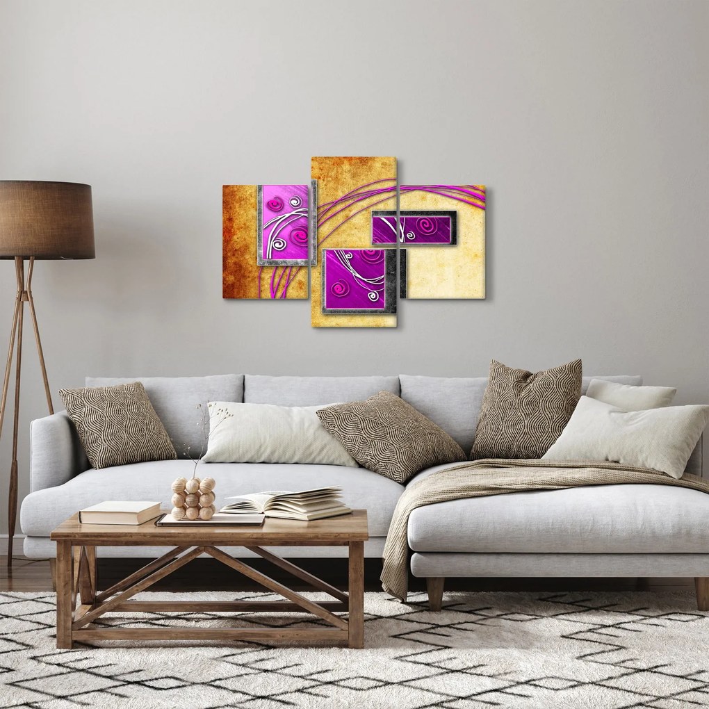 Obraz abstrakcie (90x60 cm)