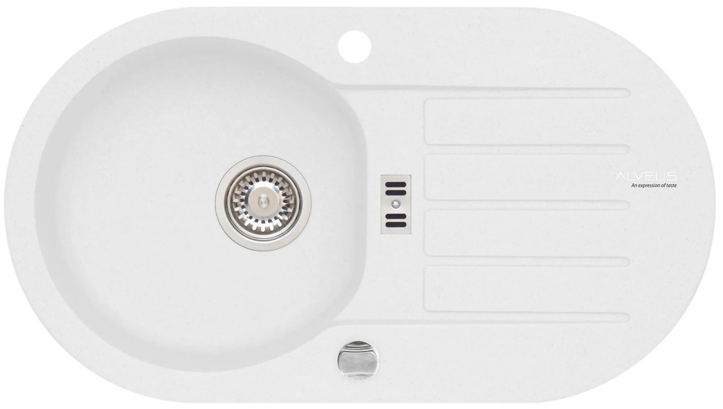 ALVEUS CZ NIAGARA 40 G-11 bílá (780x435mm)+ pop- up sifon F