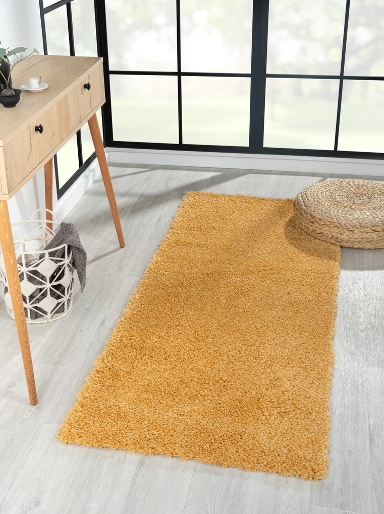 Behúň My Shaggy goldgelb, 80x200, žltá, chodba / predsieň, My Flair