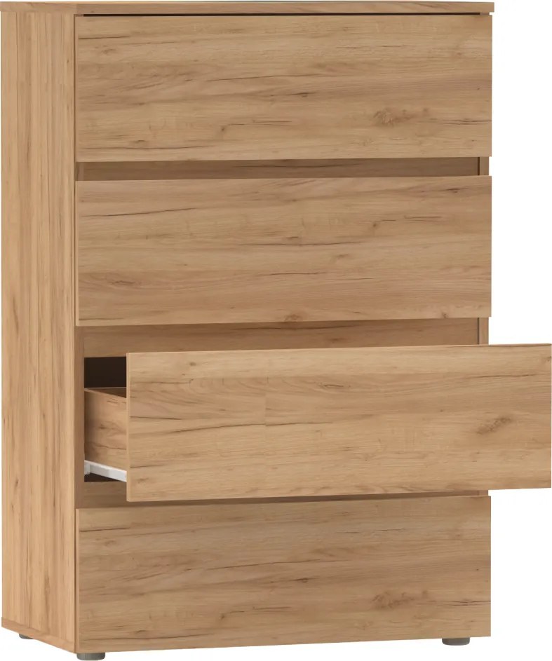 Komoda PARMAD, zlatý remeselný dub