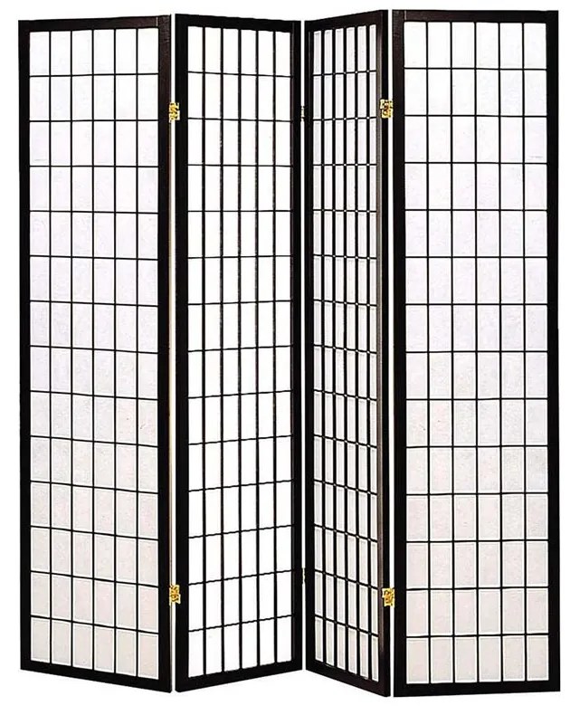 Skladací paraván so 4 panelmi, japonský