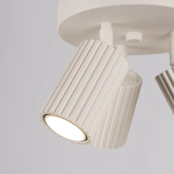 Sollux SL.1601 - Bodové svietidlo KARBON 3xGU10/10W/230V krémová