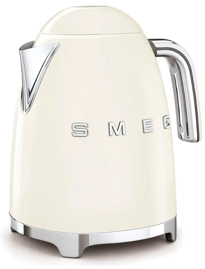 Krémovo-biela varná kanvica SMEG 50's Retro Style