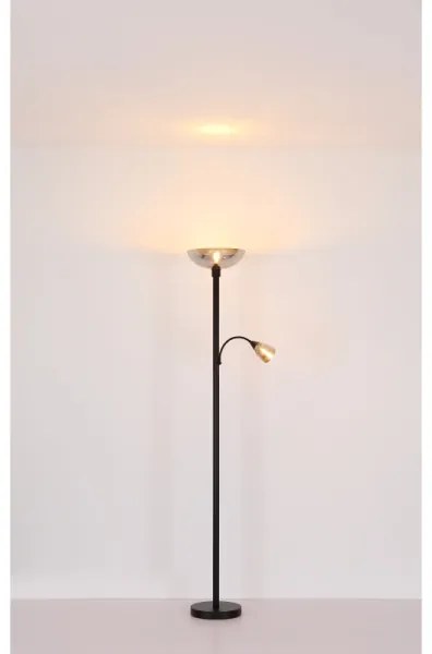 Globo 58903 - Stojacia lampa BLADE 1xE27/60W/230V + 1xE14/40W