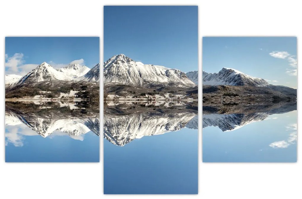 Obraz hôr a ich odrazu (90x60 cm)