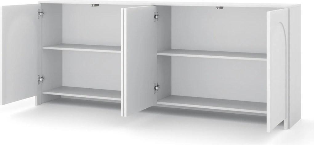 Komoda Arco 204 cm bílá