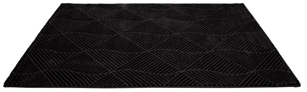 Dekorstudio Jednofarebný koberec FANCY 904 - čierny Rozmer koberca: 160x230cm