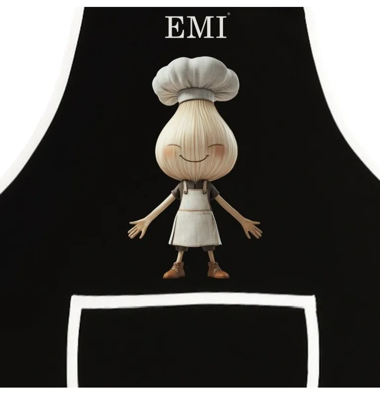 Kuchynská zástera Garlico EMI, sivá