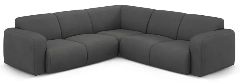 Tmavosivá rohová pohovka (variabilná/do L) Molino – Micadoni Home