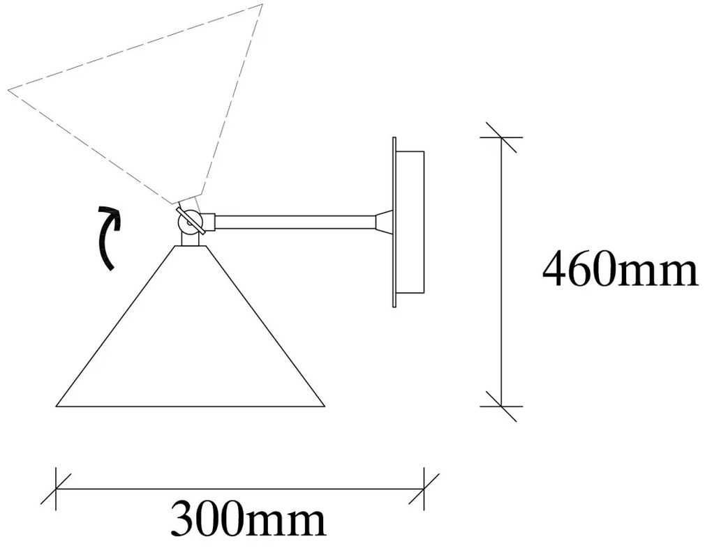 Nástenné svietidlo BERCESTE XI čierne