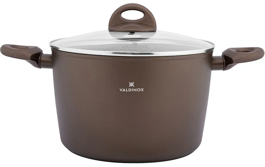 Valdinox Aurum Kastról s nepriľnavým povrchom s pokrievkou, 24 cm, 6 l