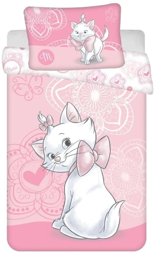 Jerry Fabrics Obliečka do postieľky Marie Cat 02 baby 100x135 / 40x60 cm