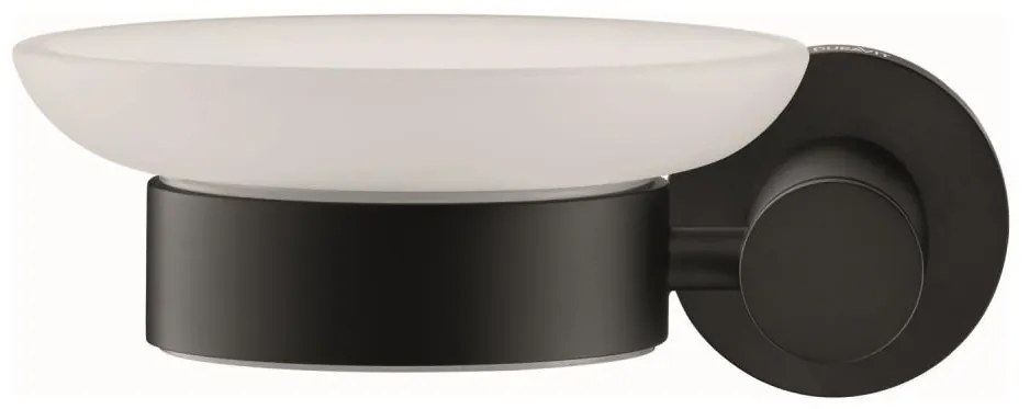 Duravit 99174600 - Nástenná mydelnička D-CODE ľavá matná čierna