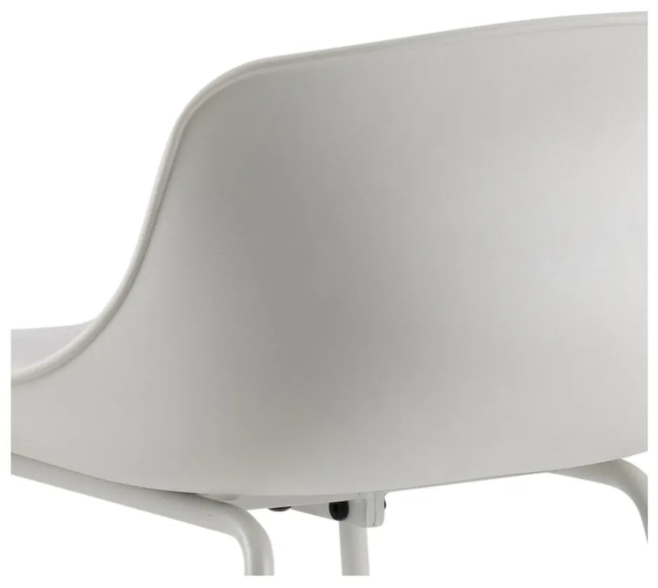 Biela barová stolička (výška sedadla 76 cm) Tina – Actona