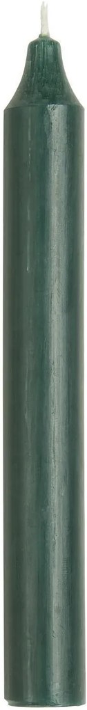 IB LAURSEN Vysoká sviečka Rustic Dark Green 18 cm - set 3ks
