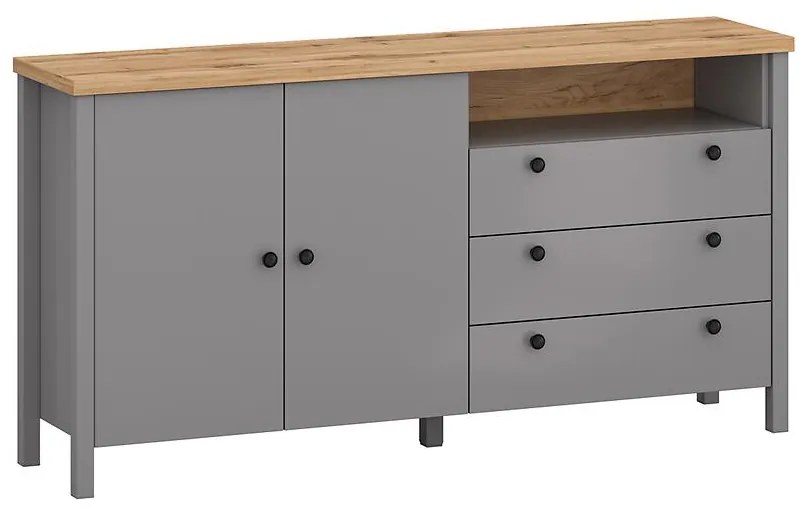 Komoda 2D3S Melini Gray K