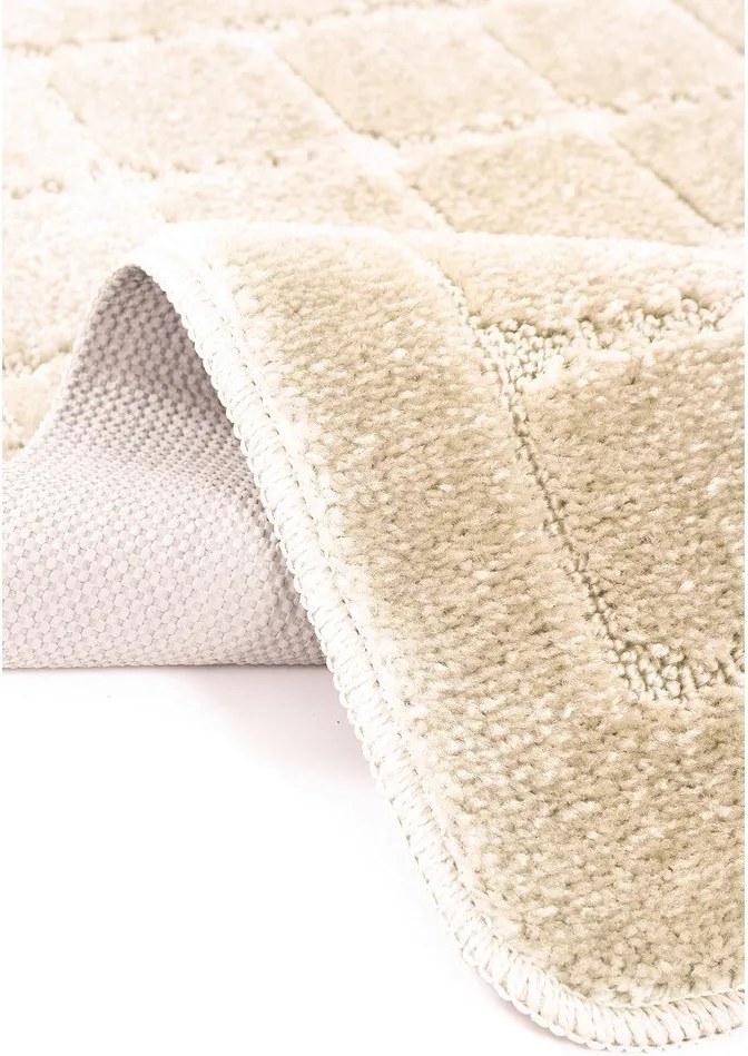 Krémové kúpeľňové predložky v súprave 2 ks 50x80 cm Kareli – Foutastic