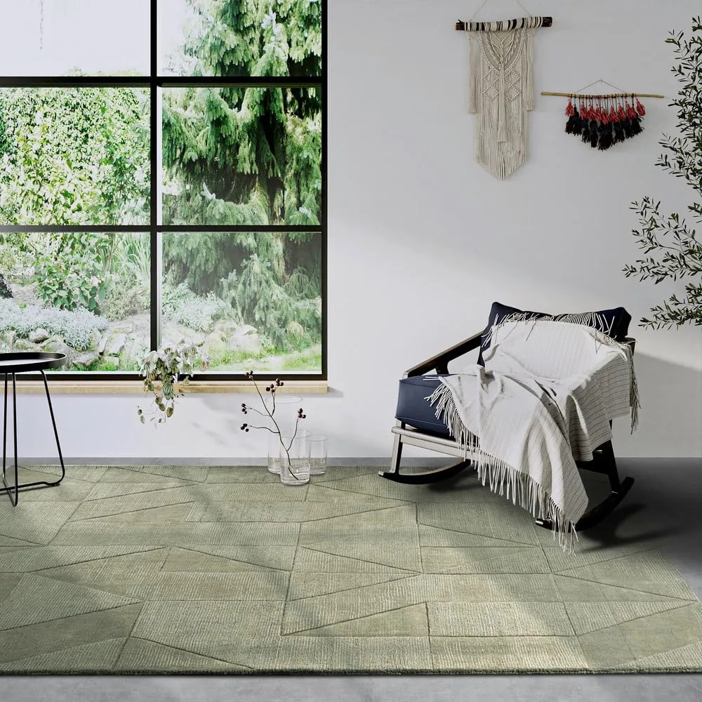 Zelený ručne tkaný vlnený koberec 160x230 cm Ursule – Villeroy&amp;Boch