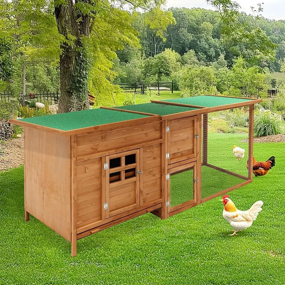 Kurník Avenberg IRIS 215 x 65 x 80 cm hnedý