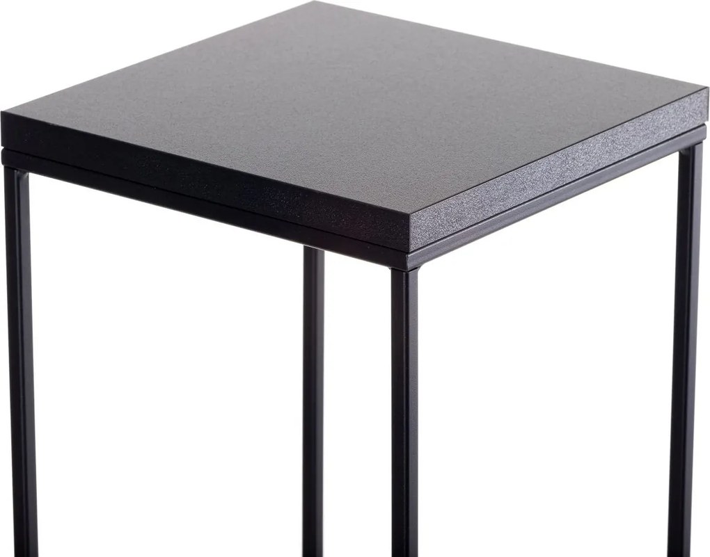STOJAN NA KVETINÁČ BASICLOFT 40X24X24 CM ČIERNA
