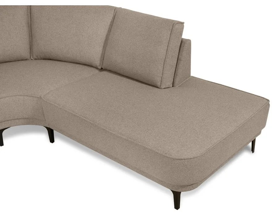 Svetlohnedá rohová pohovka (pravý roh) Copenhagen – Scandic