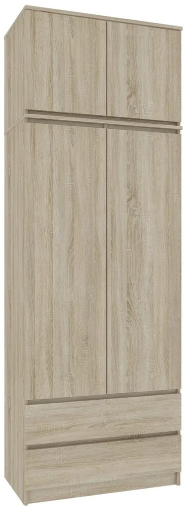 Nadstavec na šatník Star 90 cm sonoma