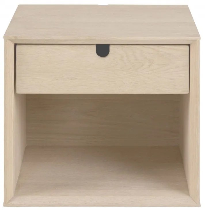 Nočný stolík Century II bielený dub