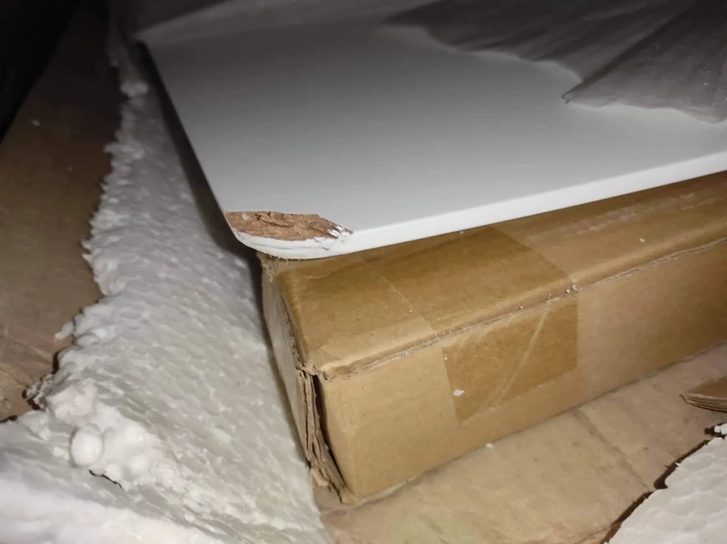 AKCIA Biely jedálenský stôl COMBO 120X75 II. akosť