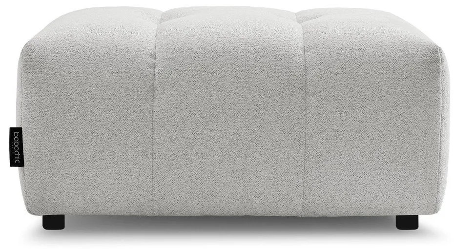 Svetlosivá ženilková podnožka Roxelane – Bobochic Paris