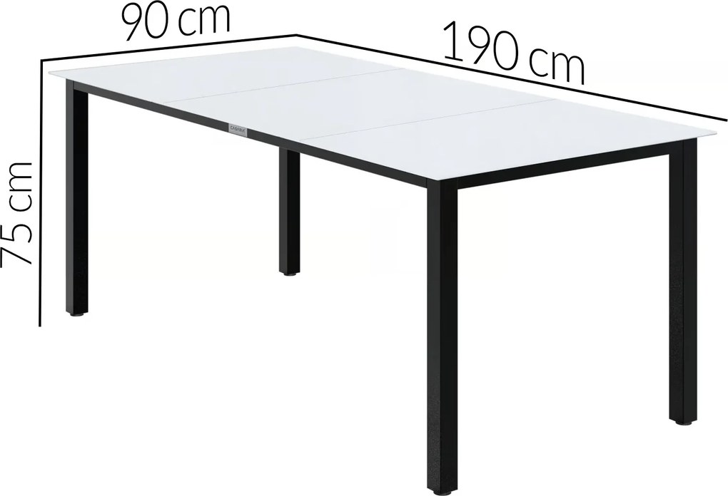 InternetovaZahrada Záhradná hliníková zostava Bern 1+8 - antracit/sklo
