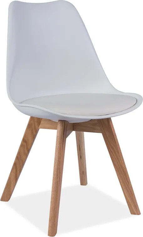 CRIS jedálenská stolička, dub/biela