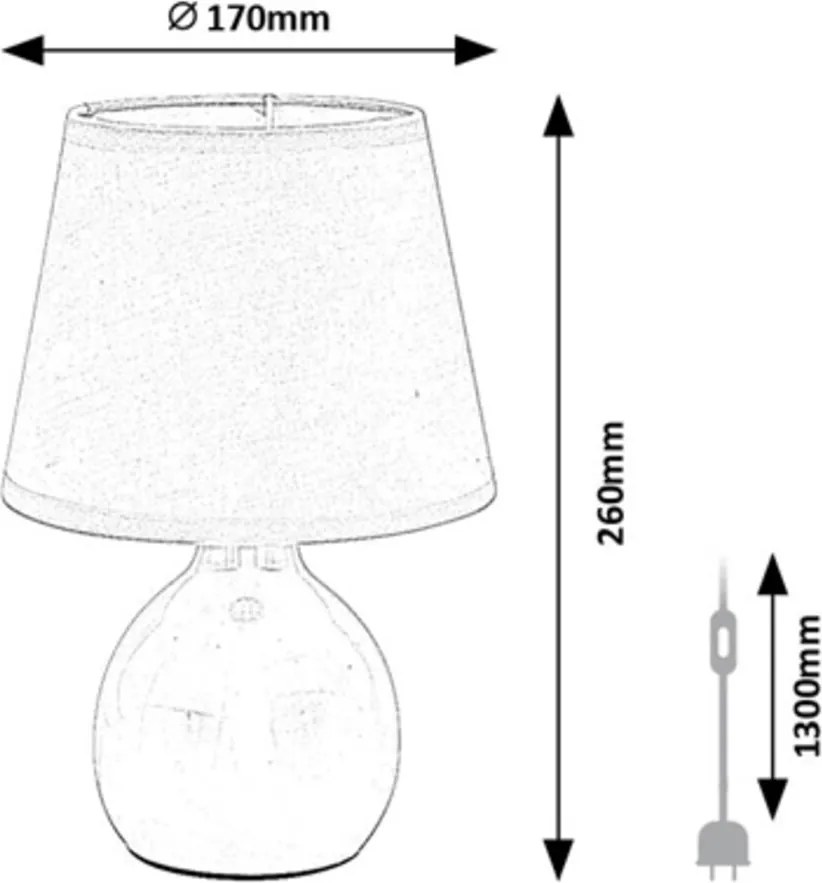 Rabalux INGRID stolná lampa 74077