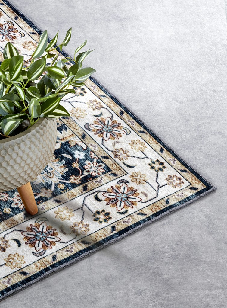 ELLE Decoration, Kusový koberec Imagination New 106044 Blue/Cream z kolekcie Elle, 160x230, modrá, obývacia izba