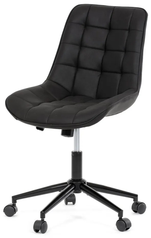 Kancelárska otočná stolička ELISE — látka, viac farieb Čierna