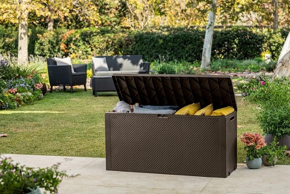 Úložný box EMILY 270 L, hnedý