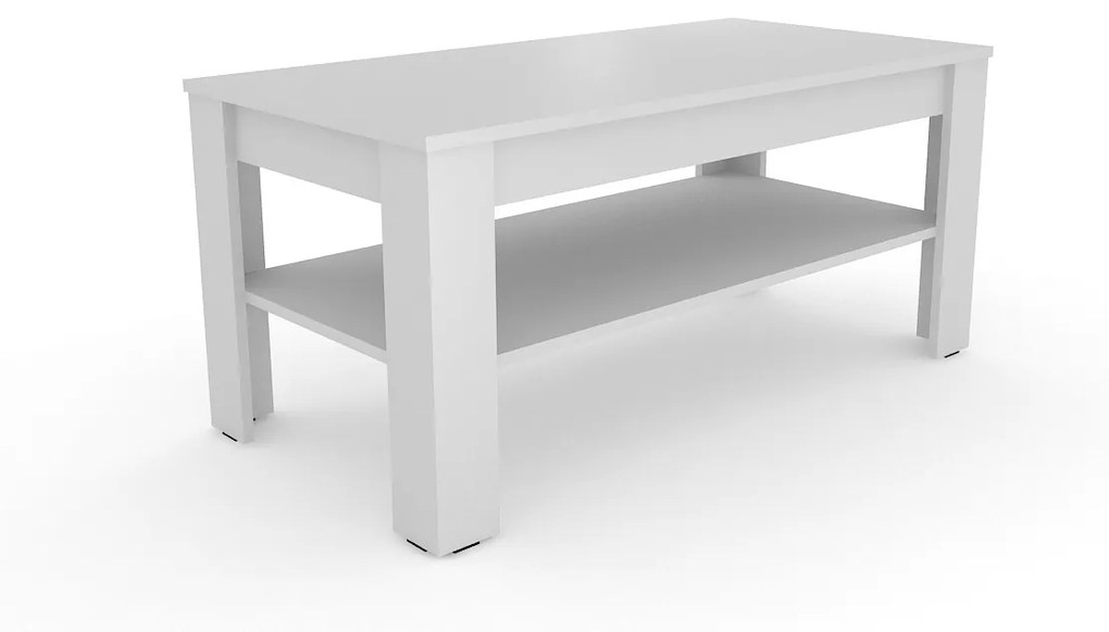 Konferenčný stolík 120 x 60 cm obdĺžnik rovné nohy Javor