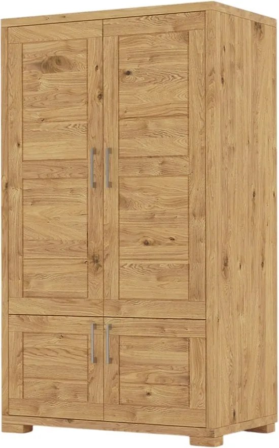 Masívna šatníková skriňa na vešanie, 100x60x174 cm