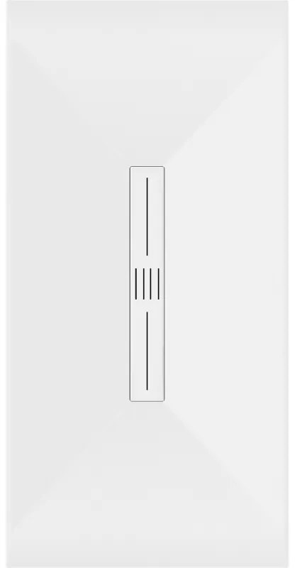 Mexen Toro, SMC obdĺžniková sprchová vanička 180 x 70 cm, biela, biela krytka, 43107018-W