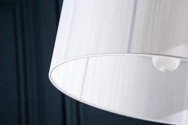 Stojanová lampa Ample biela