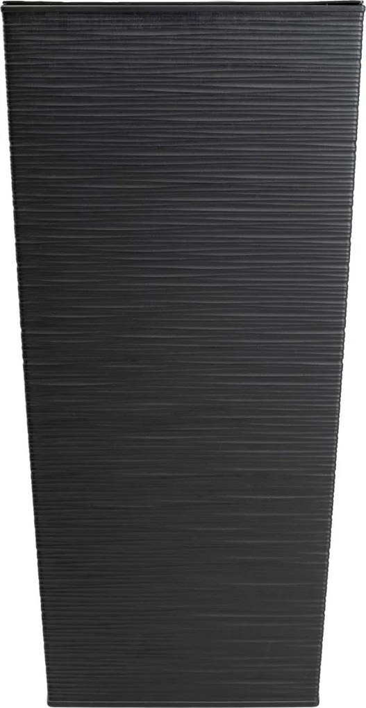 Plastový květináč Porto Riflo 67,7x35x35 cm černý