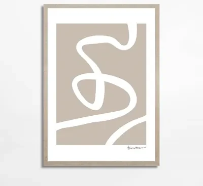 Maľba IRREGULAR LINE I 50x70 cm