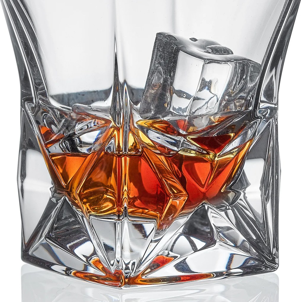 Bohemia Jihlava poháre na whisky Pyramída 280 ml 1KS
