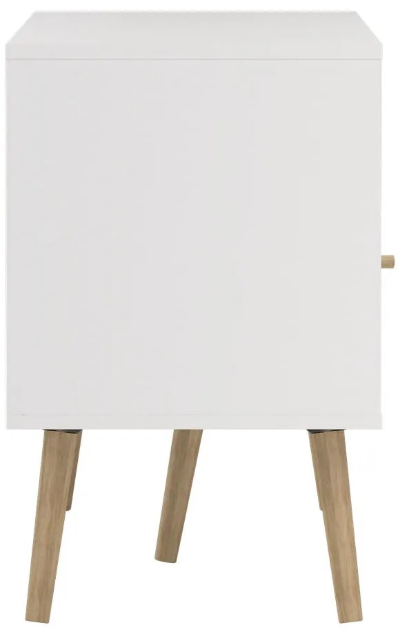Biely TV stolík 117x61 cm Bodo – Tvilum