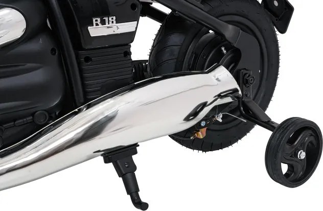 Elektrická motorka BMW R18 čierna
