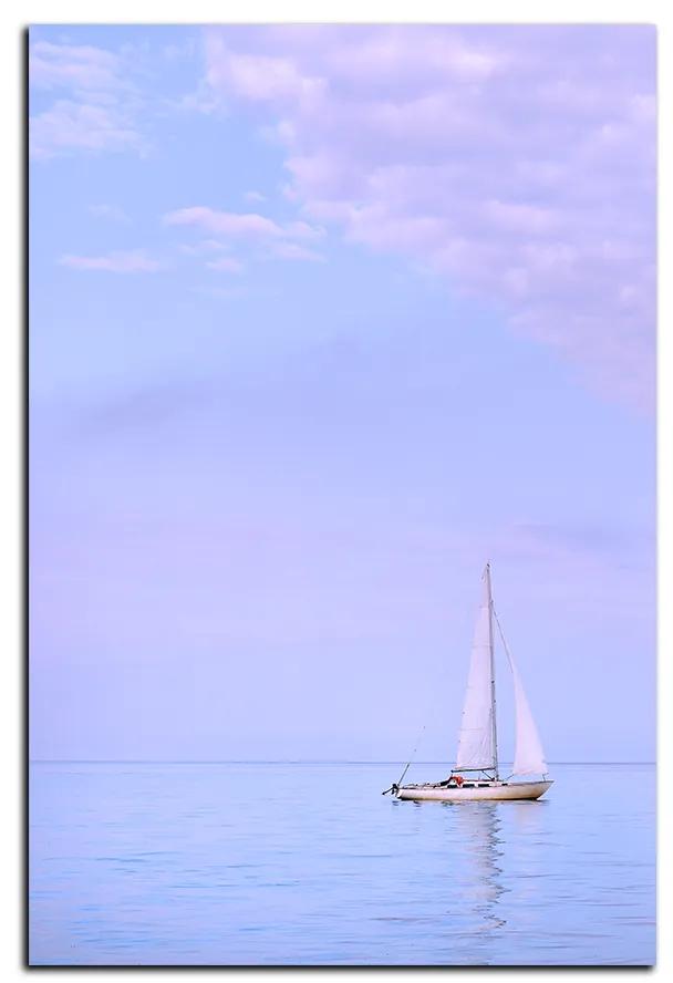 Obraz na plátne - Plachetnica na mori - obdĺžnik 7248A (100x70 cm)